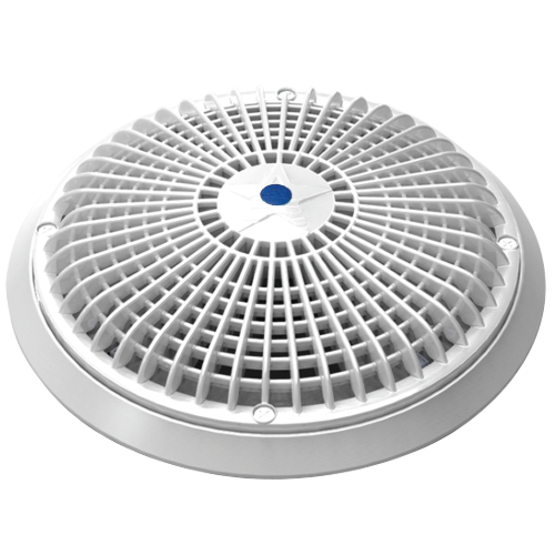 10" Sumpless Universal Pool Drain Cover White