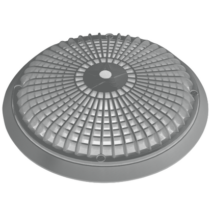 10" Sumpless Pool Main Drain Cover Dark Gray